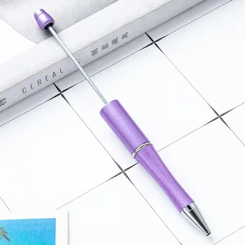 100pcs пластмасови Beadable писалка топчета химикалка подарък топка писалка детски парти персонализиран подарък сватбен подарък за гости