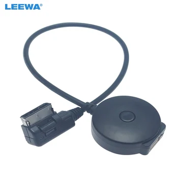 LEEWA Car Radio Media In MDI / AMI Bluetooth 4.0 USB кабел за зареждане адаптер за Mercedes Benz Audio AUX кабел #CA6215