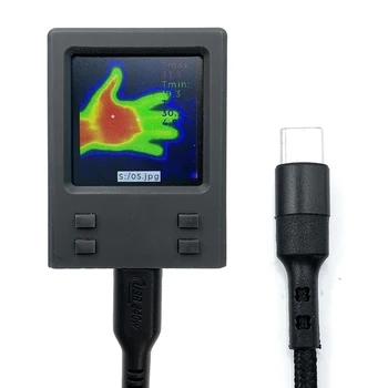 За TIP WIFI термовизионна камера 32X32 пиксел 1.54 инчов цветен екран модул за измерване на температурата