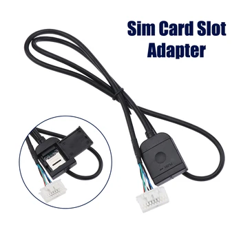 Sim карта слот адаптер за Android радио мултимедия GPS 4G 20pin кабел конектор Аксесоари за кола Проводници Резервна част