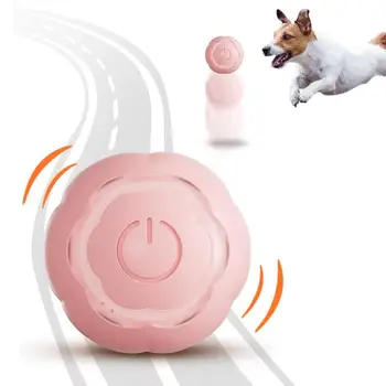 Pet Smart Cat Toy Electric Automatic Bounce Cat Ball Silicone Cat Interactive Toys Self-moving Kitten Toys For Indoor Playing